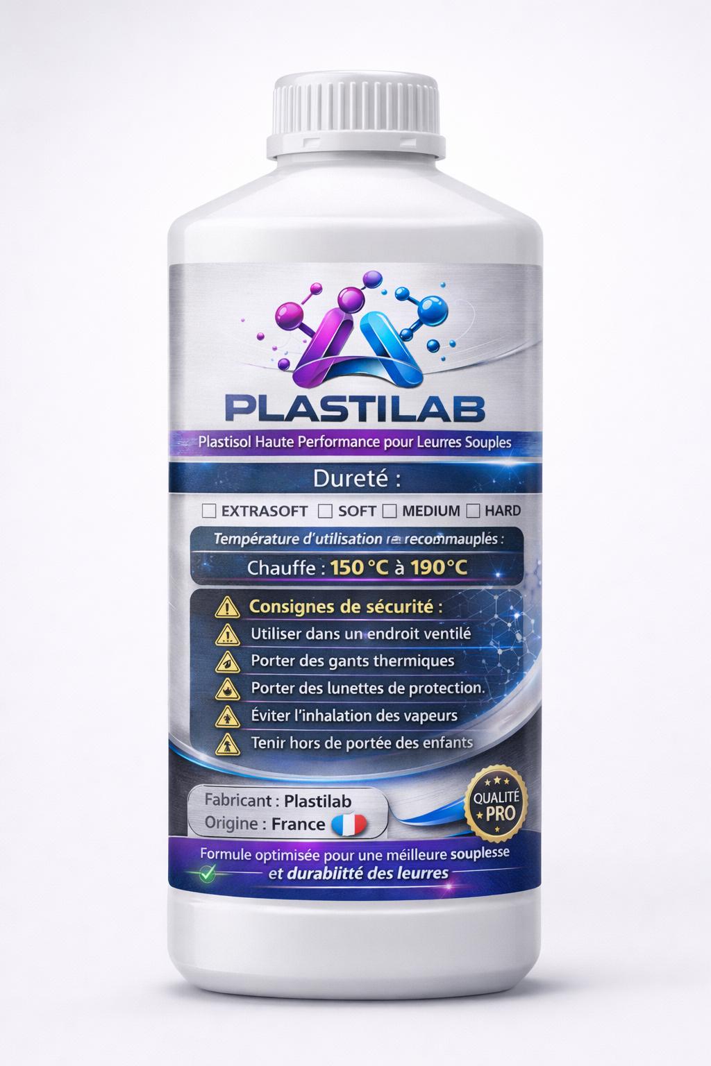 Plastique liquide professionnel / Plastisol haute qualité (1L à 20L)