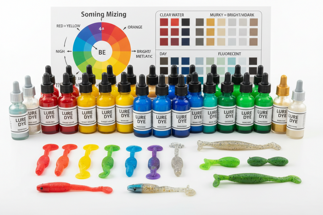 🎨 Comment choisir ses colorants pour leurres (guide complet)