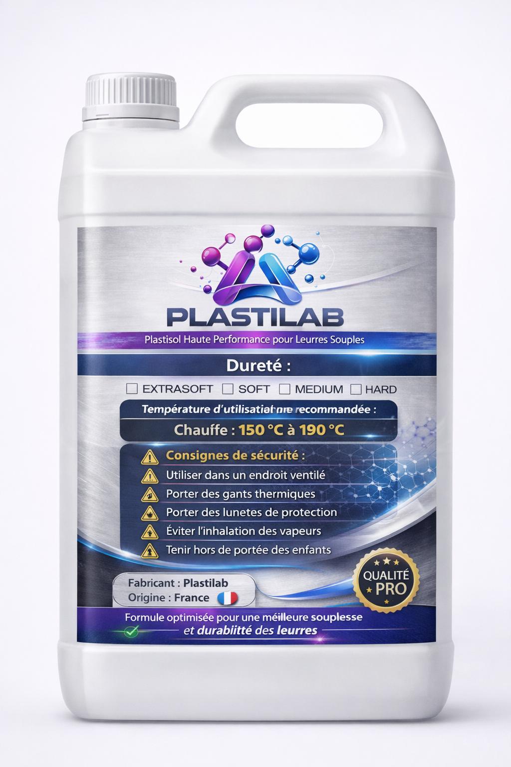 Plastique liquide professionnel / Plastisol haute qualité (1L à 20L)