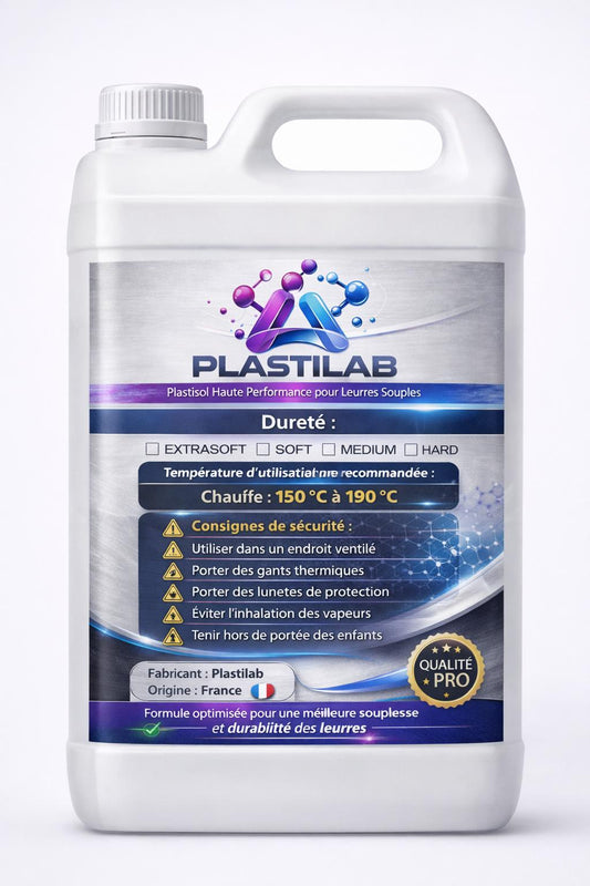 Plastique liquide professionnel / Plastisol haute qualité (1L à 20L)
